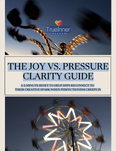 Joy vs. Pressure Clarity Guide